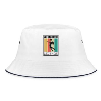 Entraîneur de volley-ball Cadeaux Joueurs de volley-ball - Bob - blanc/marine - Devant