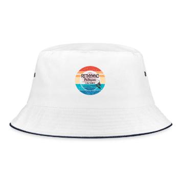 Symbole de la Grèce garde-robe de vacances - Bob - blanc/marine - Devant