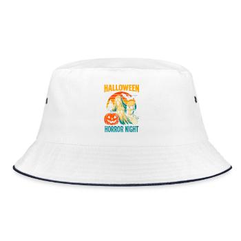 Halloween Horror Night Theme - Bucket Hat - white/navy - Front