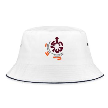 Music - Bucket Hat - white/navy - Front