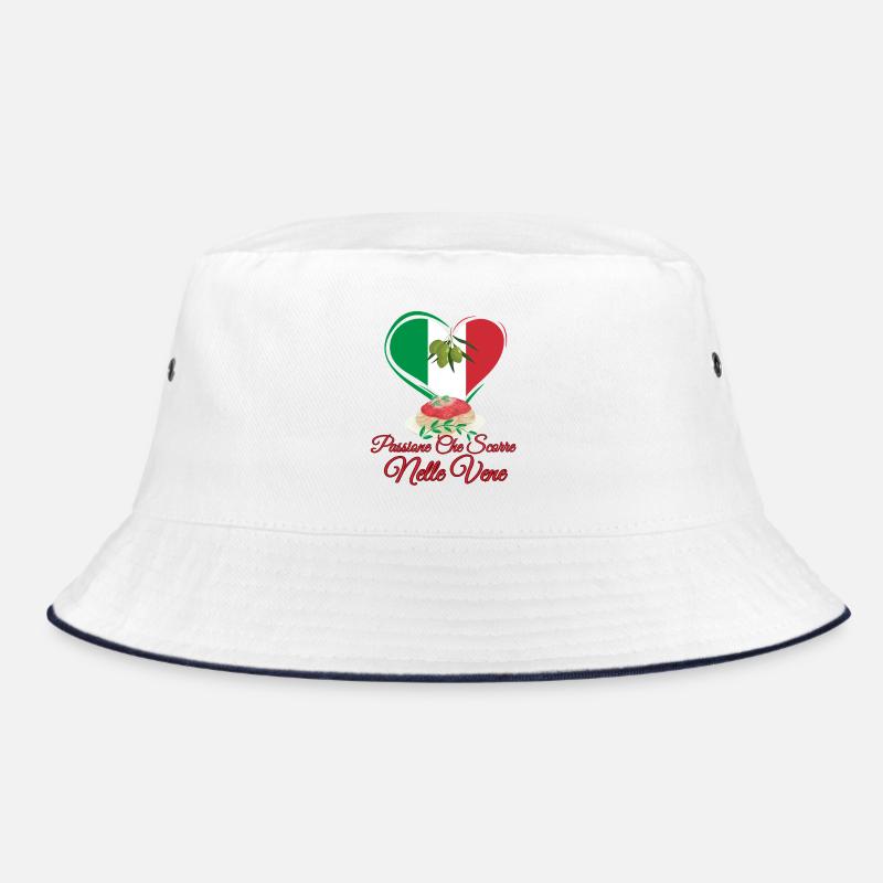 Cuore Italiano Pasta Passione Bucket Hat