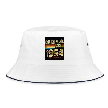 Original 1964 Limited Edition - Bucket Hat - white/navy - Front