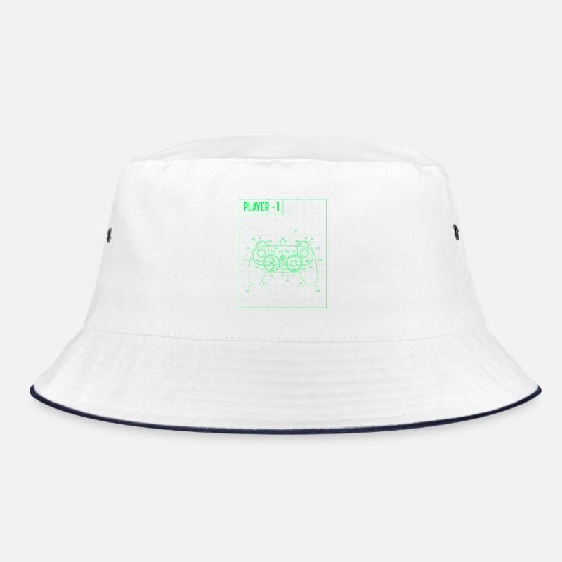 Player1 Blueprint Controller Neon Bucket Hat