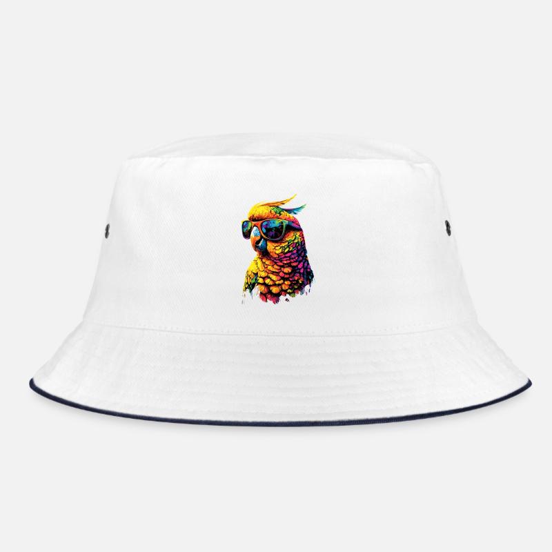 Parrot Macaw Parakeet Cockatoo Lover Parrots Bucket Hat