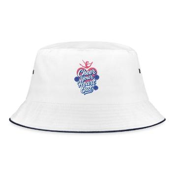 I know H.T.M.L - How To Meet Ladies - Bucket Hat - white/navy - Front