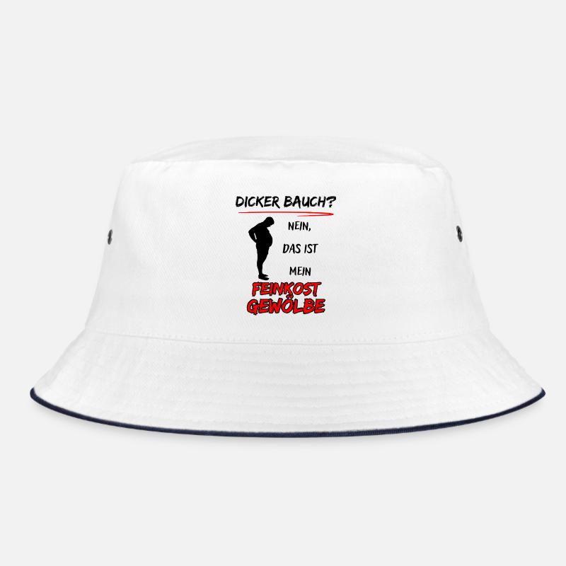 Dicker Bauch? nein das ist mein Feinkost Gewölbe Bucket Hat