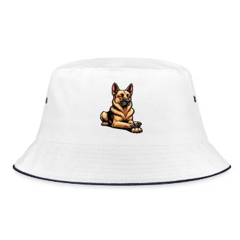 Berger allemand Chiens de berger Chiens de berger - Bob - blanc/marine - Devant