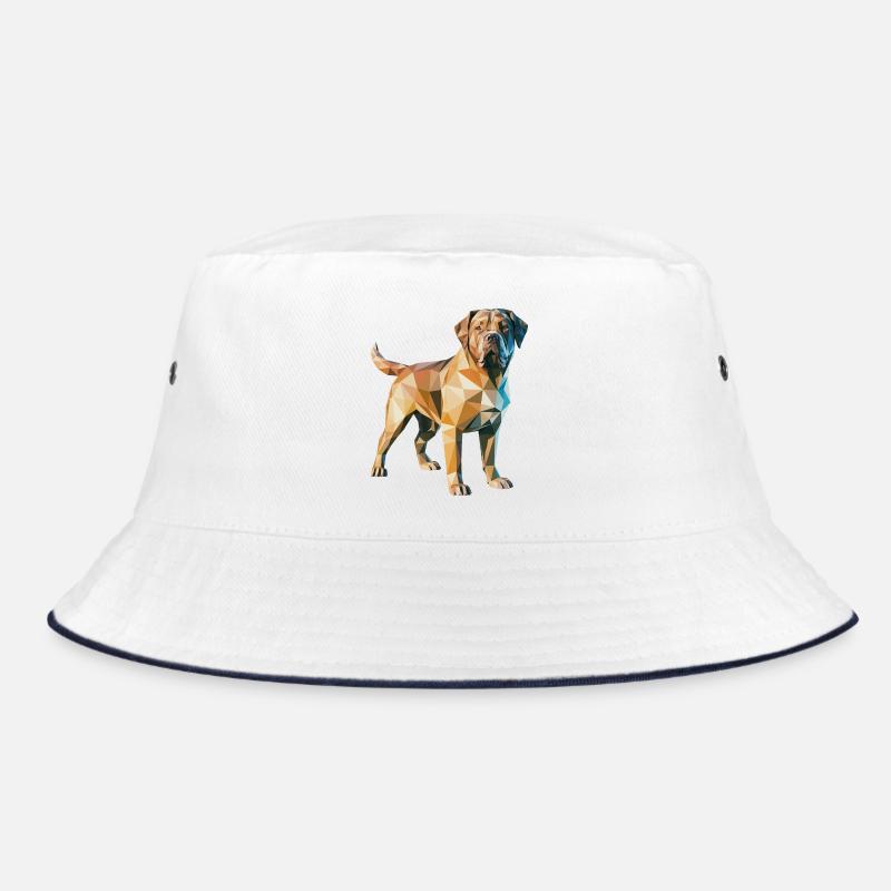 Chien marron - Cool Low Poly Logo Bob