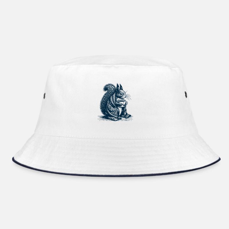 Eichhörnchen mit Tee Bucket Hat