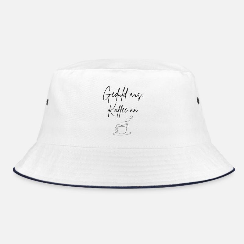 Geduld aus Kaffee an Bucket Hat