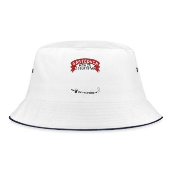 Guestbook My 29th Birthday Gift Idea - Bucket Hat - white/navy - Front