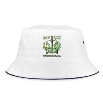SCHWERT MORE MEAD IT NEVER NEEDED MORE - Bucket Hat - Weiß/Navy - Vorne