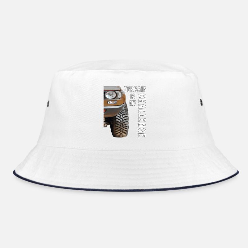 AUTO TERRAIN IS MY CHALLENGE Bucket Hat