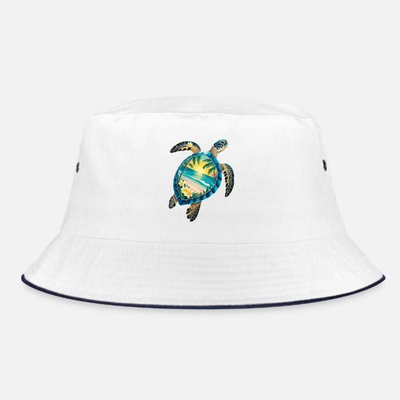 Turtle Waves Surf Turtle Surfer Turtles Bucket Hat