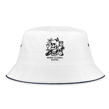 Memento Mori Mors Ultima Ratio - Bob - blanc/marine - Devant
