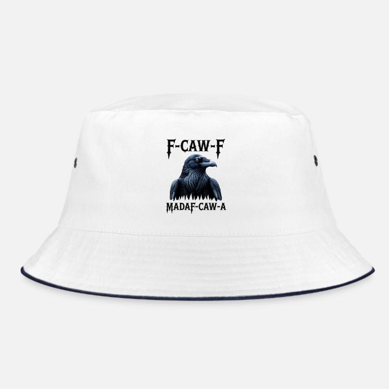 F-Caw Mada-Caw-A Raven Design Bucket Hat