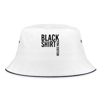 T-Shirt Noir édition Rose Black Shirt Pink Edition - Bob - blanc/marine - Devant