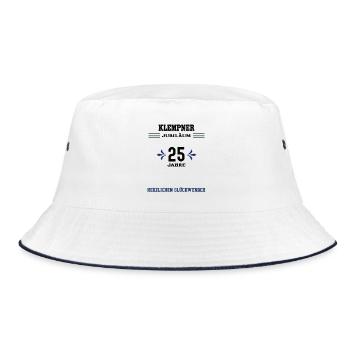 Plumber 25th Anniversary 25th Anniversary - Bucket Hat - white/navy - Front