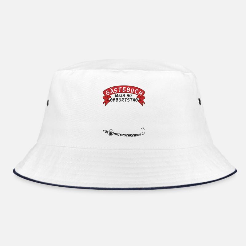 Gästebuch Mein 30. Geburtstag Geschenkidee Bucket Hat