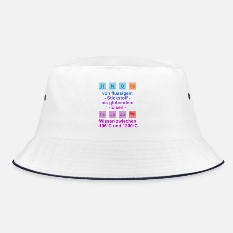 Unispruch "auf Temperatur" Geschenk, Studenten Bucket Hat