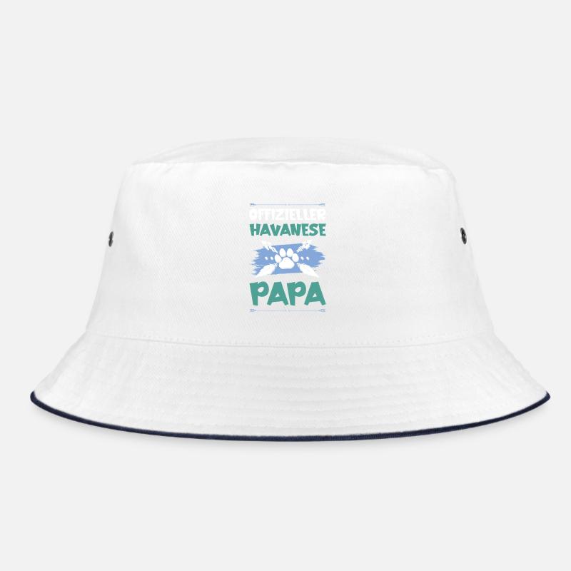 havanese hunde papa Bucket Hat