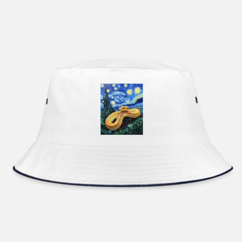 Serpent Python Style Van Gogh Nuit étoilée Bob