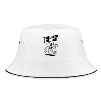 Toujours mort, encore tard Skeleton Coffee Rush - Bob - blanc/marine - Devant