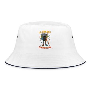 Combinasion La Grande Combination Italian Brainrot - Bucket Hat - white/navy - Front