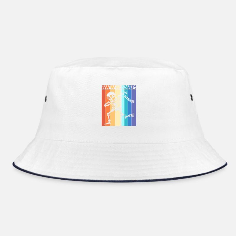 Arm Fracture Halloween Skeleton Bone Bone Fracture Bucket Hat