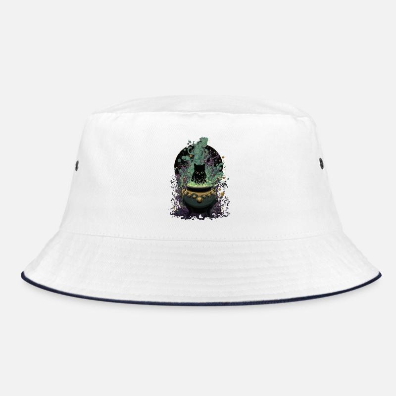 Potion Master Cat Magical Design Bucket Hat