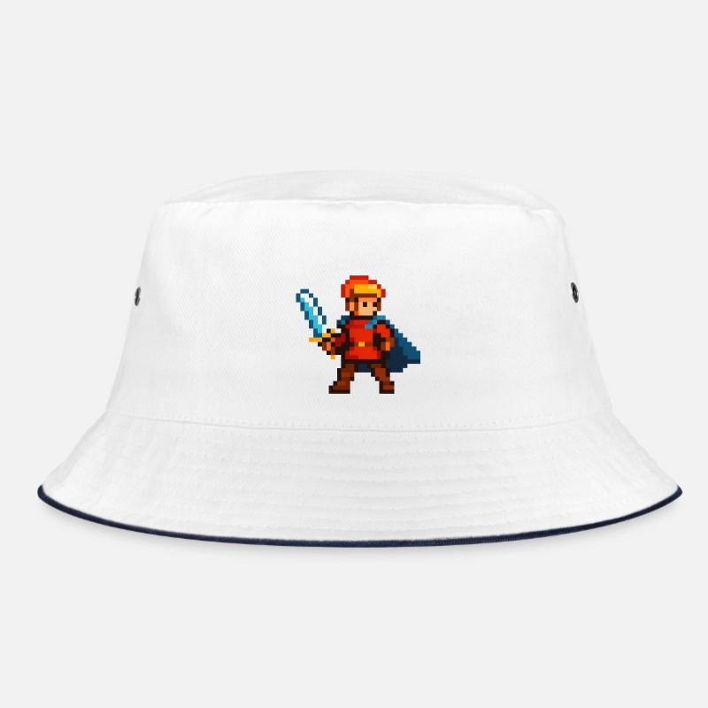 Chevalier Pixel avec épée et cape Bob