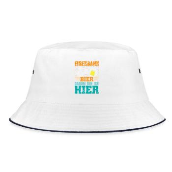 Model Railway Model Railway - Bucket Hat - white/navy - Front