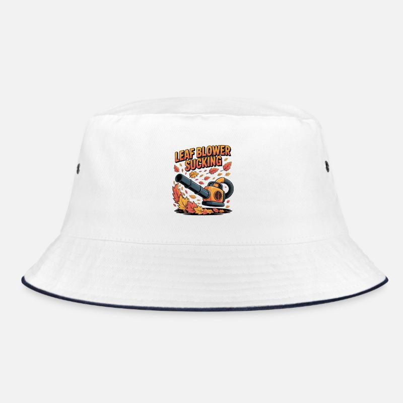 Leaf Blower Sucking Bucket Hat