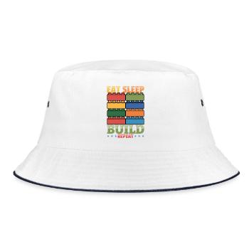 Blocs de construction Enfants Brick Builder - Bob - blanc/marine - Devant
