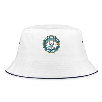 Team Unicorn Handball Three Cute Unicorns - Bucket Hat - white/navy - Front