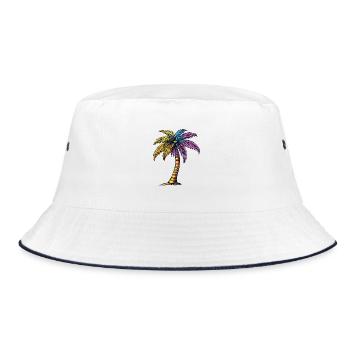 Plage de Palm Tree - Bob - blanc/marine - Devant