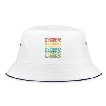 Kombucha Gradient Multi-Print - Bucket Hat - white/navy - Front