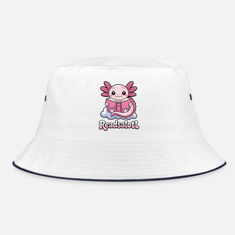 Readsalotl Axolotl-Lesebücher Bucket Hat