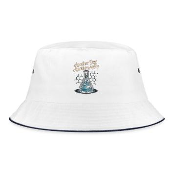 Lab Technician Another Day Another Medical Lab - Bucket Hat - white/navy - Front