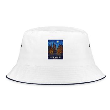 Oldenburg - Bucket Hat - white/navy - Front