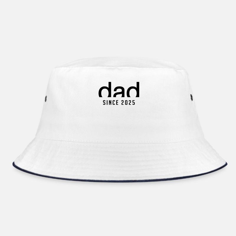 Papa Seit 2025 | Geburt Vaterschaft Geschenk Bucket Hat