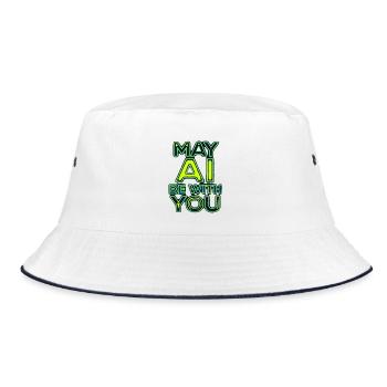Que l’IA soit avec vous Neon - Bob - blanc/marine - Devant