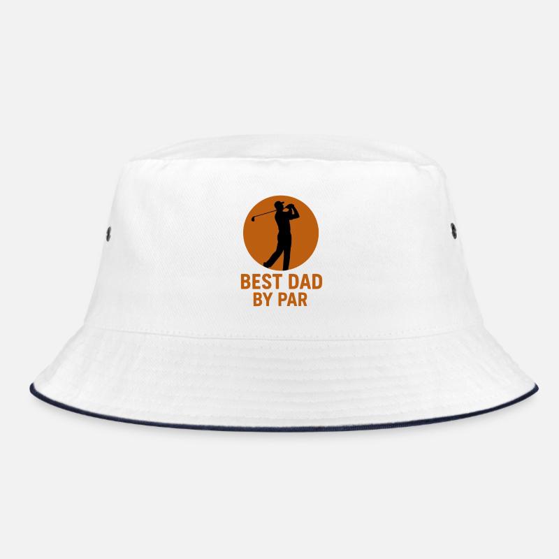 Bester Vater nach Par Golfen Golfer Spaß Vatertag Bucket Hat