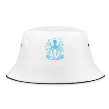 Kraken Krake Tintenfisch Octopus - Bob - blanc/marine - Devant