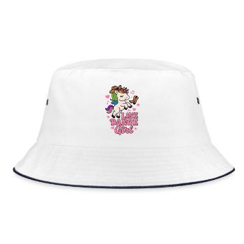 Danse en ligne Licorne Girl - Cadeau Dansant - Bob - blanc/marine - Devant