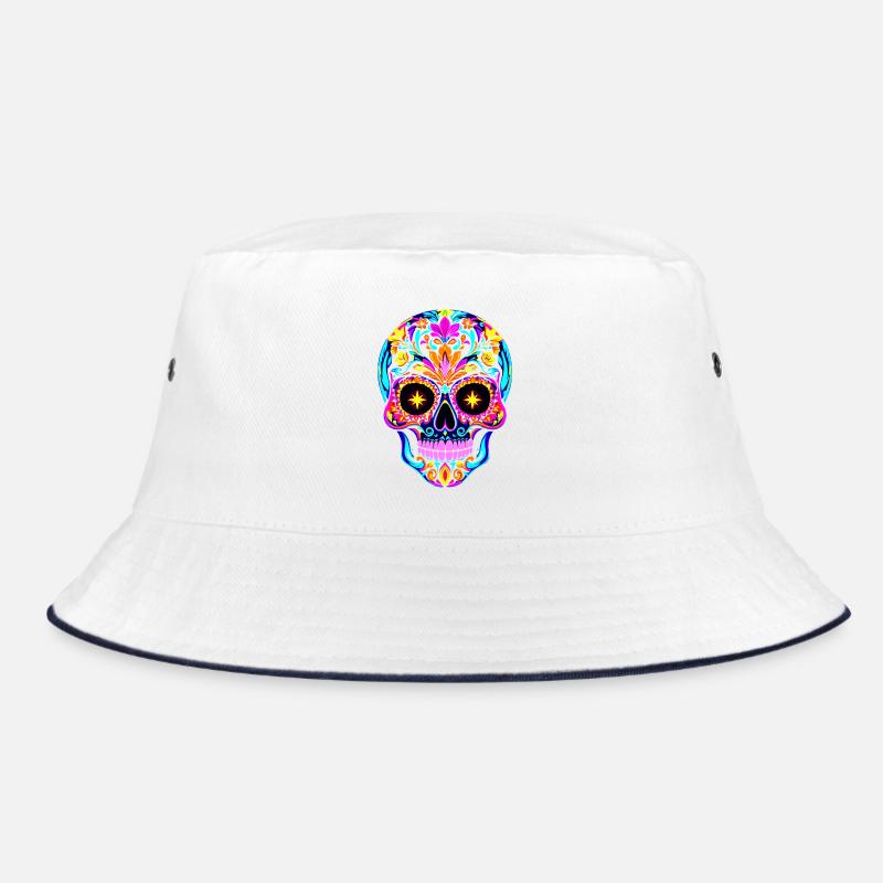Crâne coloré Dia de los Muertos Bob