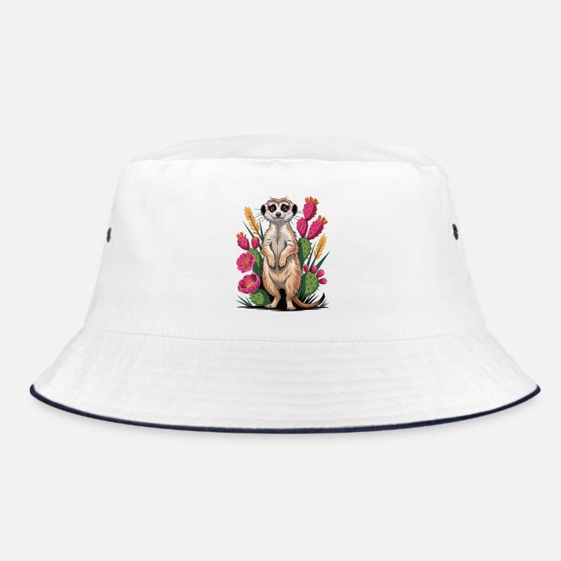 Suricate mignon entre cactus Bob