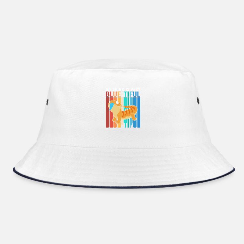 Blau Zunge Eidechse Bucket Hat