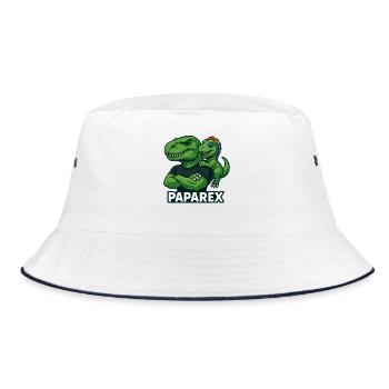 Paparex Dino Papa Chemise Père & Enfant - Bob - blanc/marine - Devant