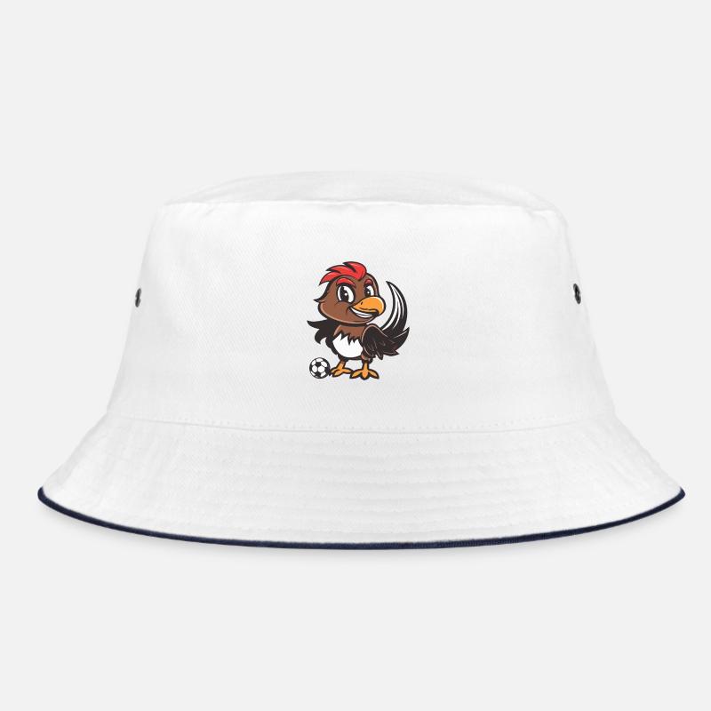 Hahn Fußball Comic Bucket Hat
